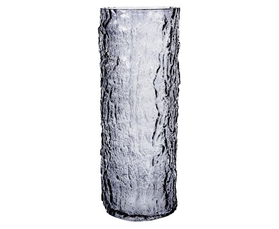 Vāze AMY D12xH30cm, pelēks stikls Interjera un Dizaina priekšmeti