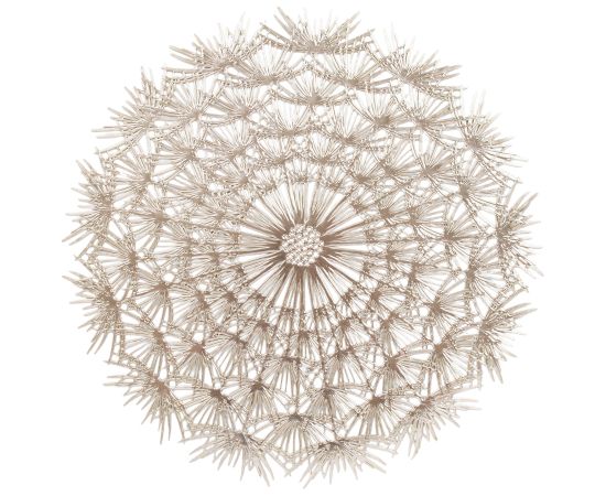 Galda sedziņa DANDELION D38cm, zelta Mēbeļu piederumi