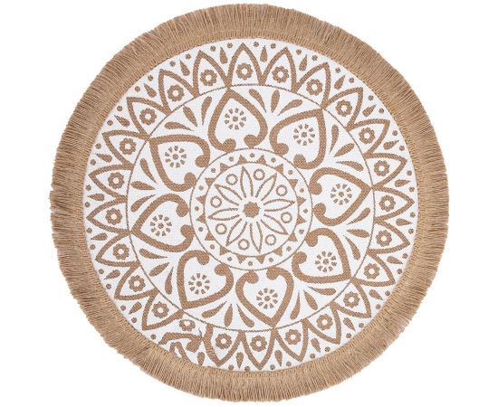 Galda sedziņa SOL D41cm, balts raksts, mix Mēbeļu piederumi