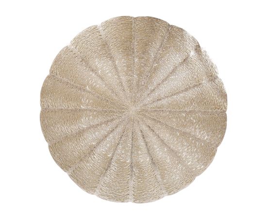 Placemat PIPPA D38cm, golden Принадлежности для мебели