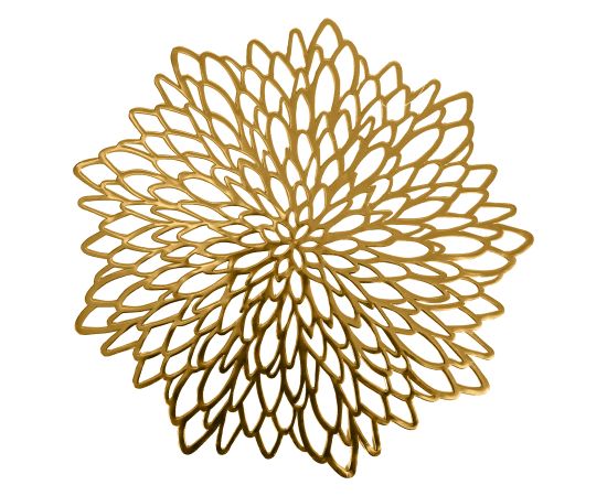 Персонник FIORE, D38см, золотистый Новинки Для дома и сада 