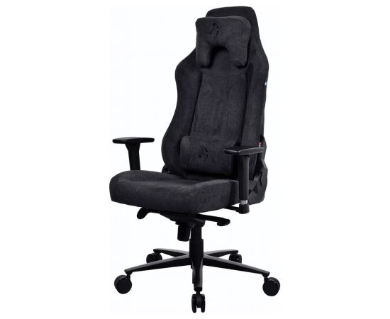 Arozzi Soft Fabric/Metal/Aluminium Gaming Chair Vernazza Soft Fabric Pure Black Gaming krēsli