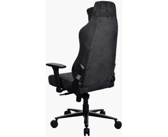 Arozzi Soft Fabric/Metal/Aluminium Gaming Chair Vernazza Soft Fabric Pure Black Gaming krēsli