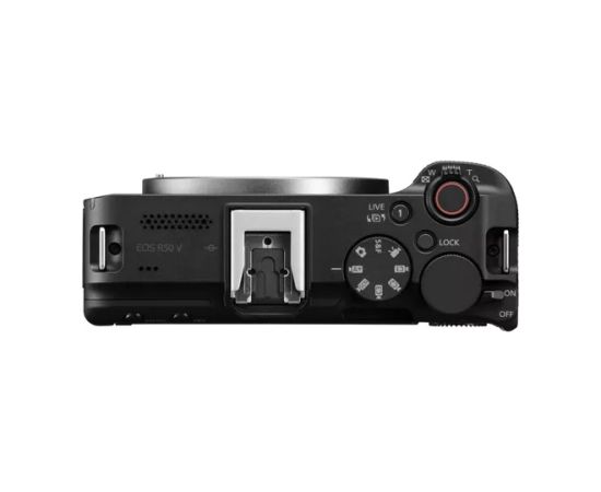Canon EOS R50 V mirrorless camera + RF S 14-30mm F4-6.3 IS STM PZ lens Megapixel 24.2 MP Image stabilizer ISO sensitivity (max) 32000 Wi-Fi Manual CMOS Black Digitālās fotokameras