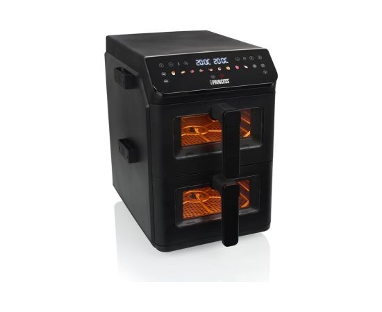 Princess Double Stack Airfryer 182490 Power 3000 W Capacity 11.2 L Black Karstā Gaisa Katli (AirFryer)