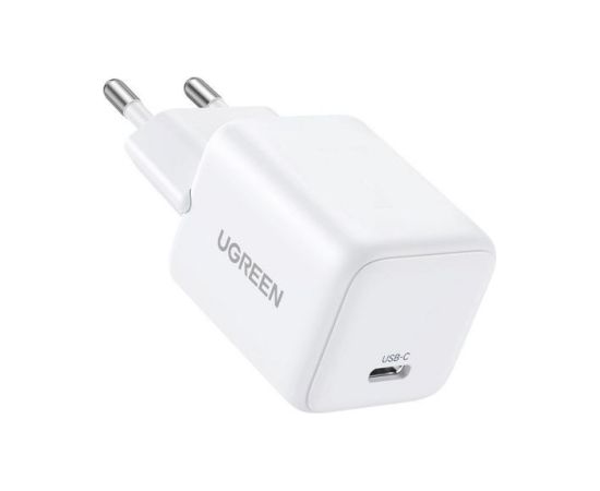 UGREEN X513 30W GAN 1X USB-C Mains Charger + 1M USB-C Cable - White Зарядные устройства