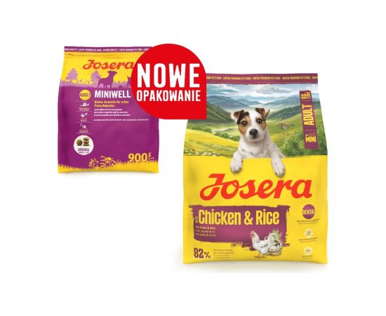 JOSERA Adult Mini Chicken & Rice - dry dog food - 900g Suņu barība