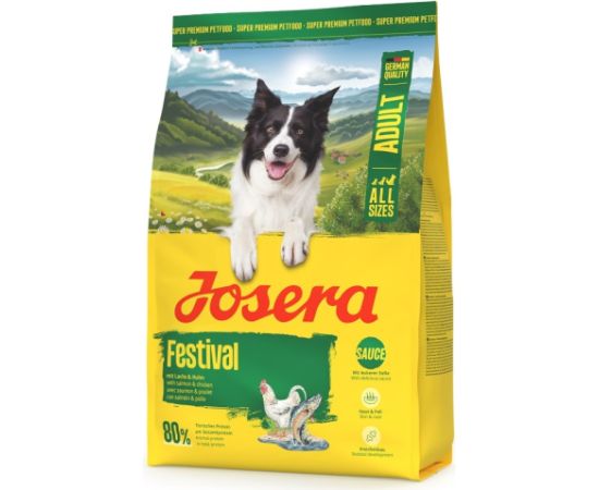 JOSERA Adult Festival Salmon & Chicken - dry dog food - 900g Suņu barība