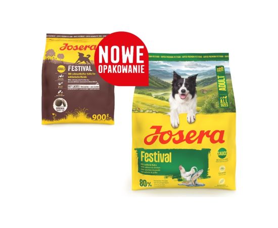 JOSERA Adult Festival Salmon & Chicken - dry dog food - 900g Suņu barība