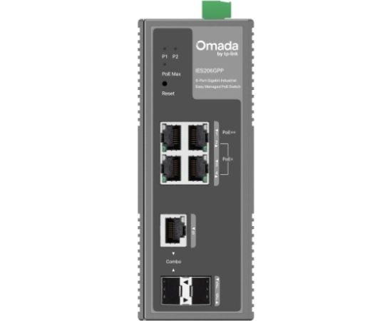TP-Link IES206GPP network switch Managed Gigabit Ethernet (10/100/1000) Power over Ethernet (PoE) Black Коммутаторы (Switch)