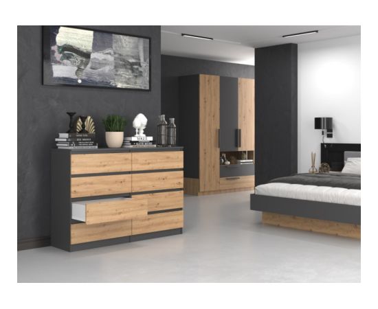 Top E Shop Topeshop M8 140 ANT/ART KPL chest of drawers Новинки Для дома и сада 