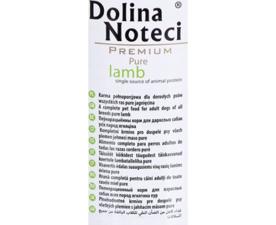 Dolina Noteci Premium Pure Lamb - wet dog food - 400g Suņu barība