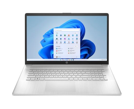 HP 17-cp2333nw Ryzen 5 7520U 17.3"FHD IPS 300nits AG 8GB LPDDR5 5500 SSD512 Radeon 610M Cam720p 41Wh Win11 Naturalne srebro 2Y Portatīvie datori