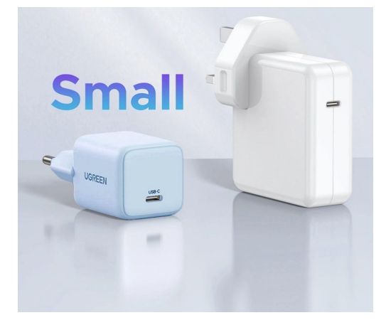 UGREEN X512 20W GAN 1X USB-C POWER ADAPTER - blue Зарядные устройства