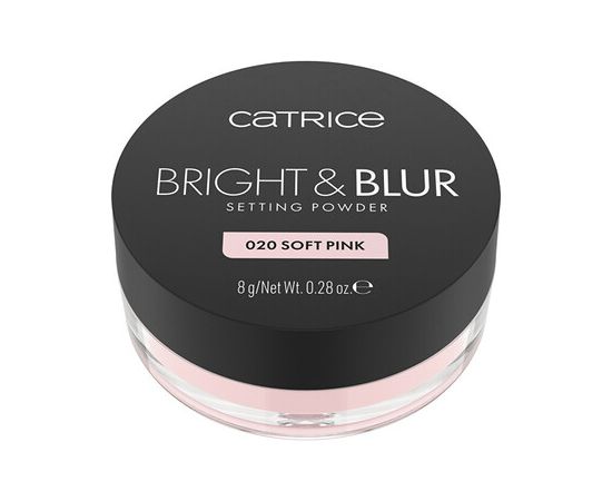 Catrice Bright & Blur Setting Powder - Sypký pudr 8 g 020 Soft Pink Smaržas - NESAKĀRTOTS