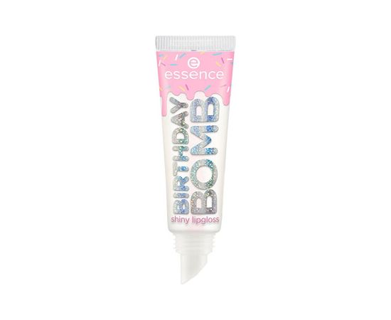 Essence Birthday Bomb Shiny Lipgloss - Lesk na rty 10 ml 01 Cake My Day Smaržas - NESAKĀRTOTS