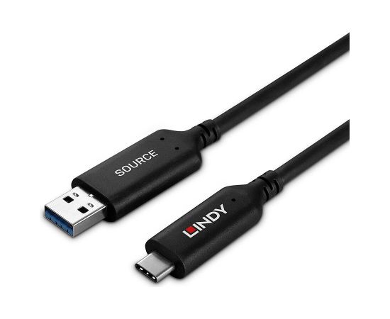 CABLE USB3.2 TYPE A TO C 25M/43396 LINDY Дата USB-кабели
