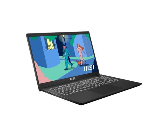 Notebook MSI Modern Modern 15 B7M CPU  Ryzen 7 7730U 2000 MHz 15.6" 1920x1080 RAM 16GB DDR4 3200 MHz SSD 1TB AMD Radeon Graphics Integrated ENG Card Reader microSD Windows 11 Home Black 1.7 kg MODERN15B7M-477NL Portatīvie datori