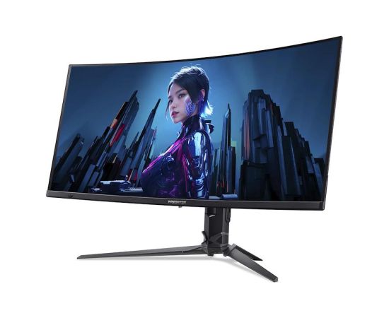 LCD Monitor ACER 34 " 3440 x 1440 pixels UltraWide Quad HD Native aspect ratio 21:9 QD-OLED Curved UM.CXXEE.501 Monitori