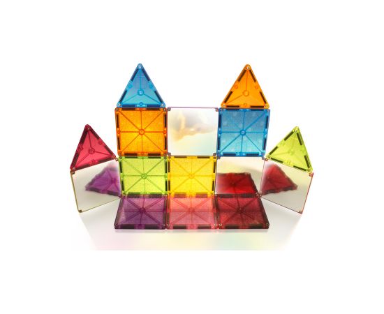 MAGNA-TILES Magnētiskais konstruktors "Zvaigžņu putekļi", 15 gab. Konstruktori 