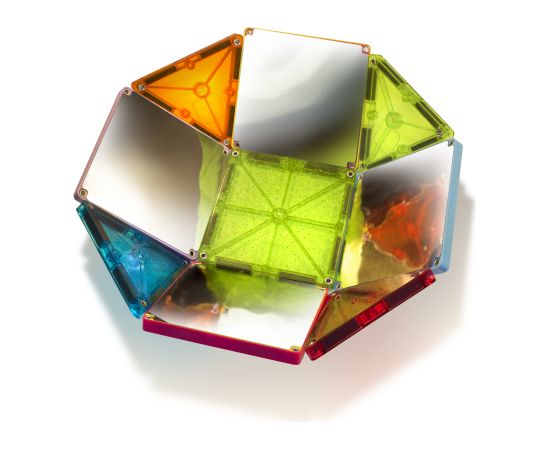 MAGNA-TILES Magnētiskais konstruktors "Zvaigžņu putekļi", 15 gab. Konstruktori 