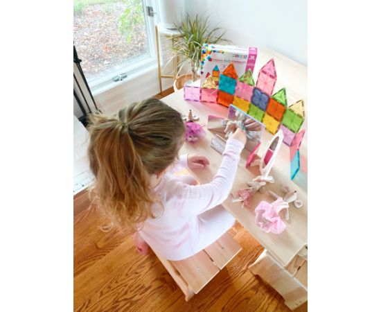 MAGNA-TILES Magnētiskais konstruktors "Zvaigžņu putekļi", 15 gab. Konstruktori 