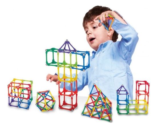 Woopie WOOPIE Klocki Magnetyczne Konstrukcyjne Układanka Kreatywna 110 el. Konstruktori 