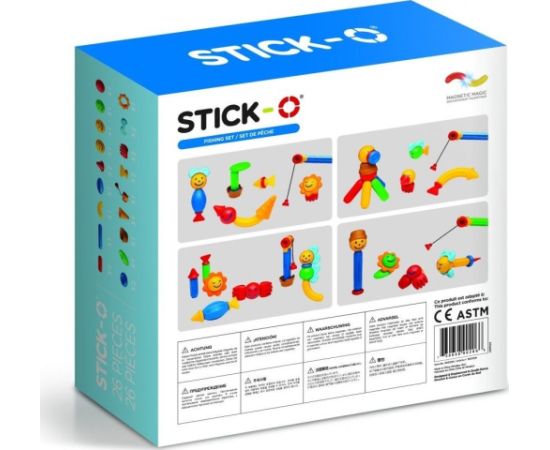 Magformers Klocki magnetyczne Stick-O zestaw kreatywny 26 elementów (005-902005) Konstruktori 