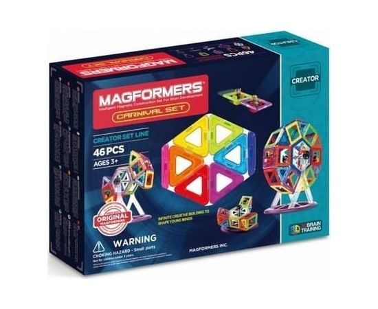 Magformers Klocki Carnival 46el. (005-30747) Konstruktori 