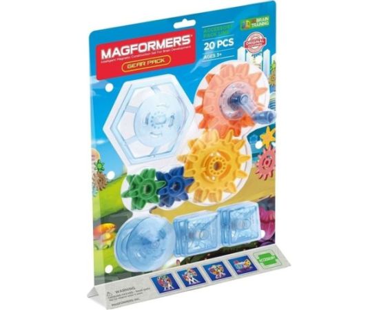 Magformers Akcesoria do klocków zębatki (798009) Konstruktori 