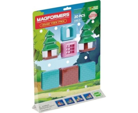 Magformers Akcesoria do klocków magnetycznych Domek (798007) Konstruktori 