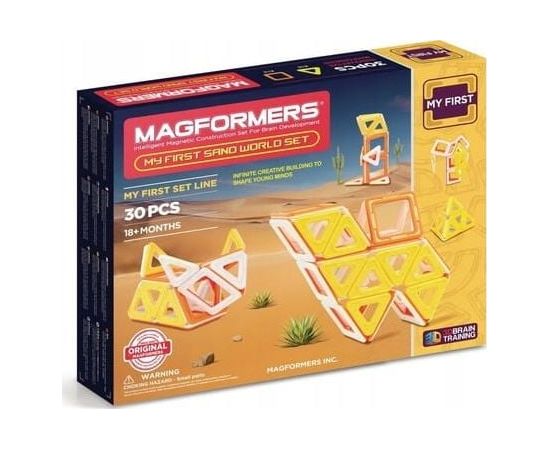 Magformers Klocki First Sand 30el. (005-702010) Konstruktori 