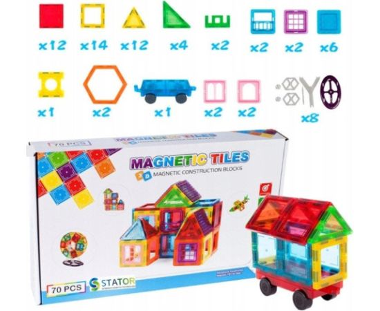 Madej Klocki magnetyczne 32el 013272 95984 Konstruktori 