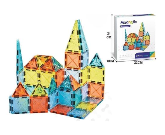 Madej Klocki magnetyczne 43el Konstruktori 