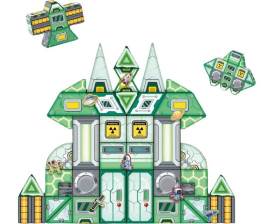 Leantoys Klocki Magnetyczne Kosmos Stacja Kosmiczna 4D 66el Konstruktori 