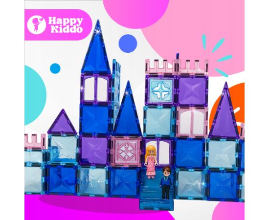 Smily Play Klocki magnetyczne 75el SmilyPlay SP85303 53037 Konstruktori 