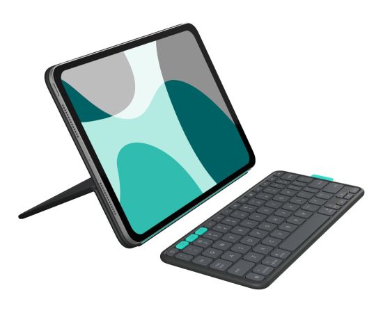 Logitech Flip Folio, tastatūra Apple iPad Pro 11" (M4) un iPad Air 11" (M2/M3), grafīta krāsā, US Новинки Компьютерная техника