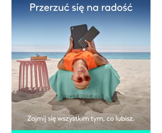 Logitech Flip Folio, tastatūra Apple iPad Pro 11" (M4) un iPad Air 11" (M2/M3), grafīta krāsā, US Новинки Компьютерная техника