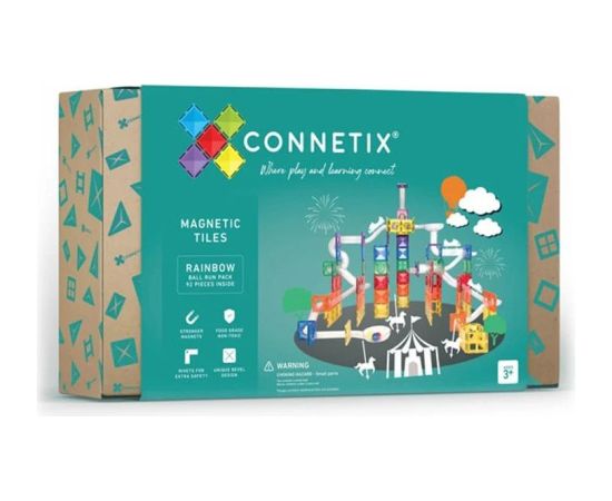 Michelin CONNETIX Rainbow Ball Run Pack 92 el kulodrom 3+ Konstruktori 