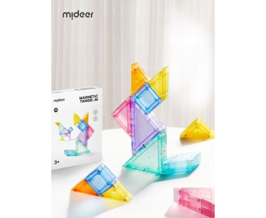Woopie Mideer Magnetyczny Tangram 3D z Klepsydrą MD4281 Konstruktori 