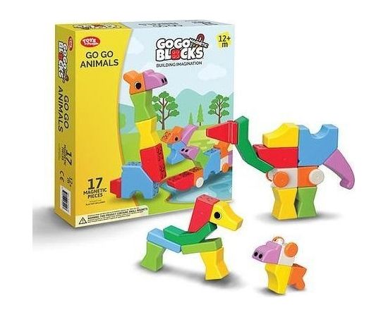 Teka Klocki magnetyczne Zoo 17el Konstruktori 