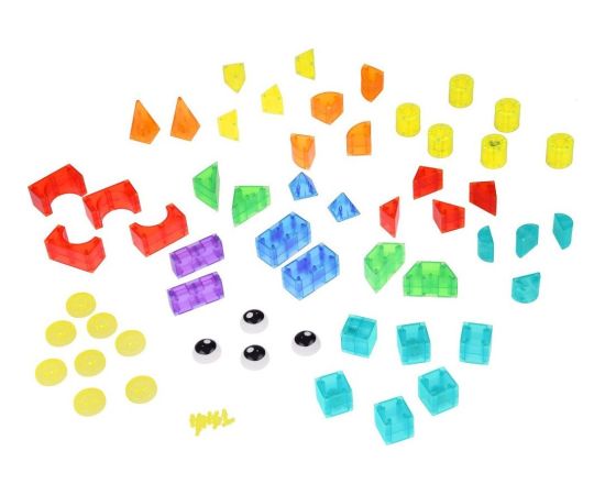 Jokomisiada Klocki magnetyczne 3D Podświetlane klocki magnetyczne 64 ele ZA5240 Konstruktori 