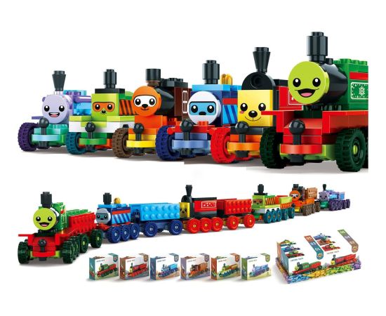 Trifox KLOCKI LOKOMOTYWA +45 ELEMENTÓW 1szt Konstruktori 