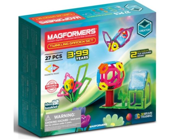 Magformers MAGFORMERS TWINKLING GARDEN 27 EL. Konstruktori 