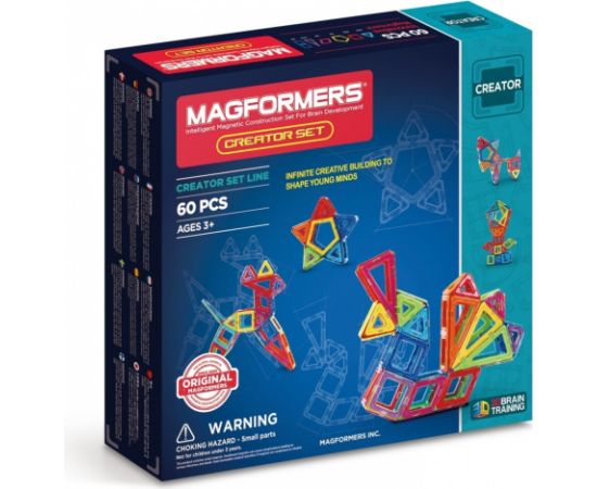 Magformers Creator 60 elementów - GXP-593212 Konstruktori 