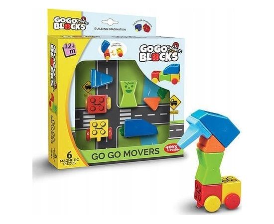 Teka Klocki magnetyczne Płyńmy i jedĽmy 6el Konstruktori 