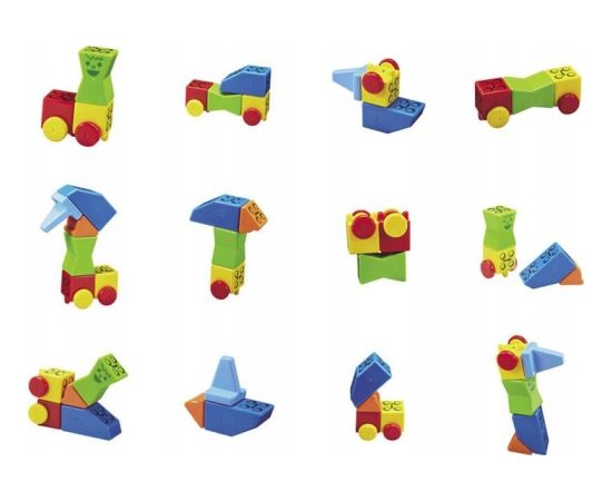 Teka Klocki magnetyczne Płyńmy i jedĽmy 6el Konstruktori 