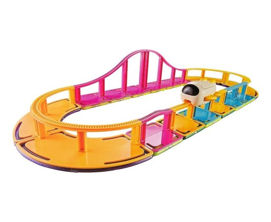 LeanToys Magnetyczne Klocki Konstrukcyjne Podniebny Tor 29 Elementów Konstruktori 