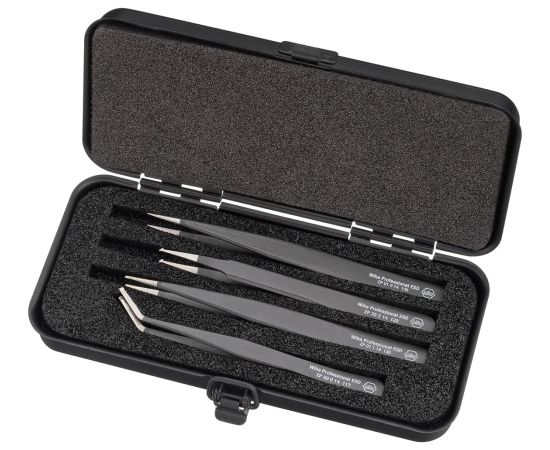 Wiha SMD tweezers Set Professional ESD - 32349 Jaunumi -Dārzam