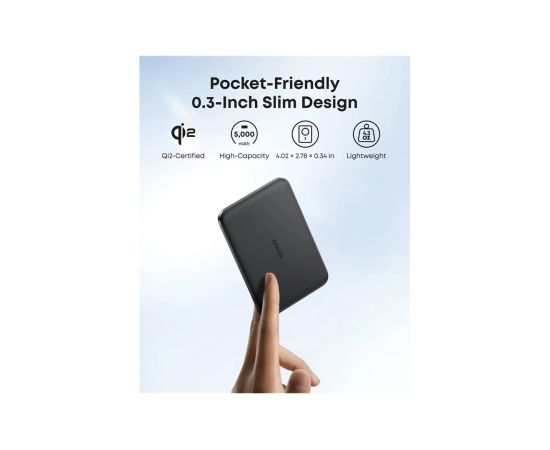 Anker Anker Nano Power Bank (5K, Slim), Black Anker Power Banks